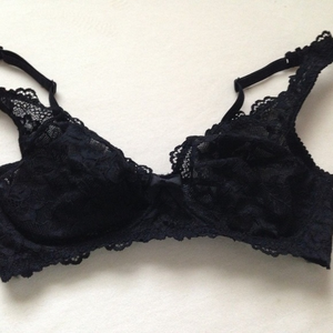 Gilligan & O'Malley Black Lace  Bra Size‎ XS